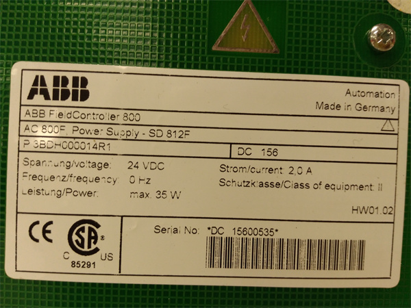 abb SD812F 3BDH000014R1